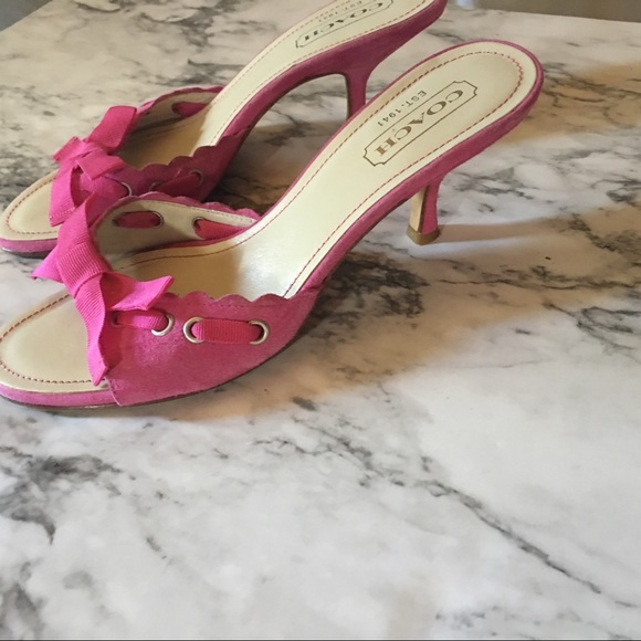 open toe kitten heel mules